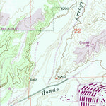 United States Geological Survey Turquoise Hill, NM (1952, 24000-Scale) digital map