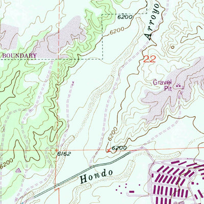 United States Geological Survey Turquoise Hill, NM (1952, 24000-Scale) digital map
