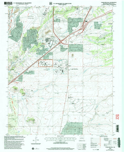 United States Geological Survey Turquoise Hill, NM (2002, 24000-Scale) digital map