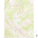 United States Geological Survey Turquoise Lake, WY (1996, 24000-Scale) digital map