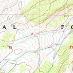 United States Geological Survey Turquoise Lake, WY (1996, 24000-Scale) digital map