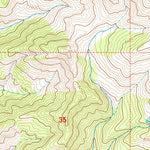 United States Geological Survey Turquoise Lake, WY (1996, 24000-Scale) digital map