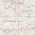 United States Geological Survey Turquoise Mountain, CA (1983, 24000-Scale) digital map