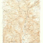 United States Geological Survey Turret Peak, AZ (1929, 125000-Scale) digital map