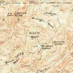 United States Geological Survey Turret Peak, AZ (1929, 125000-Scale) digital map