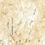 United States Geological Survey Turret Peak, AZ (1933, 125000-Scale) digital map