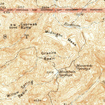 United States Geological Survey Turret Peak, AZ (1933, 125000-Scale) digital map