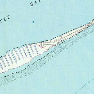 United States Geological Survey Turtle Bay, TX (1952, 24000-Scale) digital map