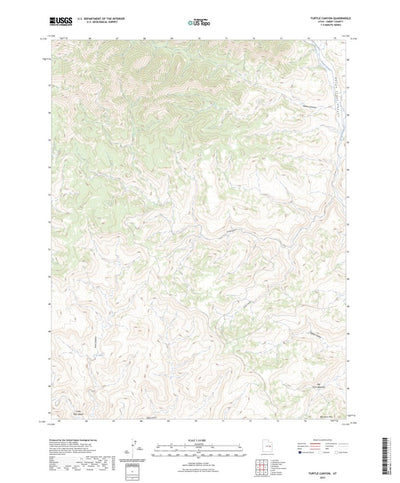 United States Geological Survey Turtle Canyon, UT (2023, 24000-Scale) digital map
