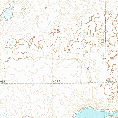 United States Geological Survey Turtle Creek NE, ND (1961, 24000-Scale) digital map