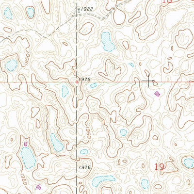 United States Geological Survey Turtle Creek NE, ND (1961, 24000-Scale) digital map