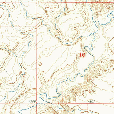 United States Geological Survey Turtle Creek SW, ND (1961, 24000-Scale) digital map