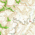 United States Geological Survey Turtle Creek SW, ND (1961, 24000-Scale) digital map