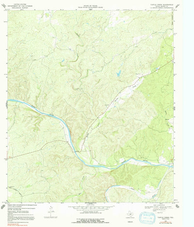 United States Geological Survey Turtle Creek, TX (1968, 24000-Scale) digital map