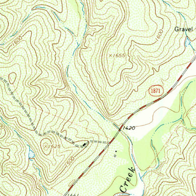 United States Geological Survey Turtle Creek, TX (1968, 24000-Scale) digital map