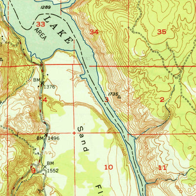 United States Geological Survey Turtle Lake, WA (1950, 62500-Scale) digital map