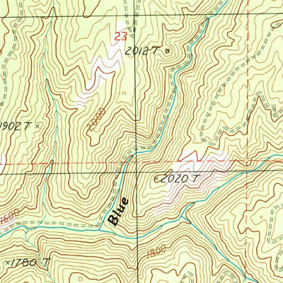 United States Geological Survey Turtle Lake, WA (1985, 24000-Scale) digital map