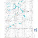 United States Geological Survey Turtle Lake, WI (1950, 62500-Scale) digital map