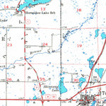United States Geological Survey Turtle Lake, WI (1950, 62500-Scale) digital map