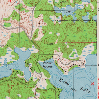 United States Geological Survey Turtle Lake, WI (1978, 24000-Scale) digital map