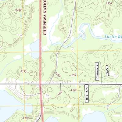 United States Geological Survey Turtle River Lake, MN (2013, 24000-Scale) digital map
