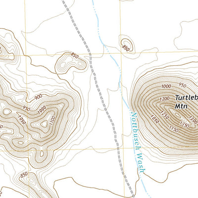 United States Geological Survey Turtleback Mountain, AZ (2021, 24000-Scale) digital map