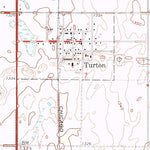 United States Geological Survey Turton, SD (1960, 24000-Scale) digital map