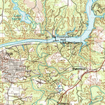 United States Geological Survey Tuscaloosa, AL (1984, 100000-Scale) digital map