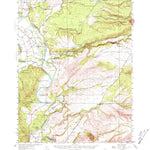 United States Geological Survey Tuscan Buttes, CA (1944, 62500-Scale) digital map