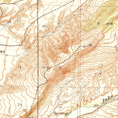 United States Geological Survey Tuscan Buttes, CA (1947, 62500-Scale) digital map