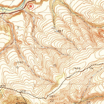 United States Geological Survey Tuscan Buttes, CA (1947, 62500-Scale) digital map