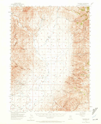 United States Geological Survey Tuscarora, NV (1956, 62500-Scale) digital map