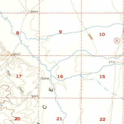 United States Geological Survey Tuscarora, NV (1956, 62500-Scale) digital map