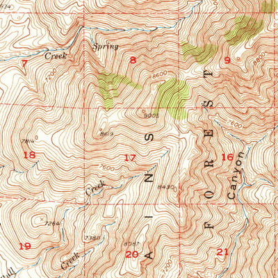 United States Geological Survey Tuscarora, NV (1956, 62500-Scale) digital map