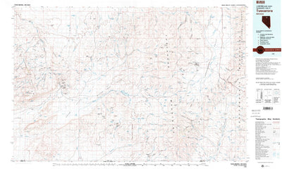 United States Geological Survey Tuscarora, NV (1982, 100000-Scale) digital map