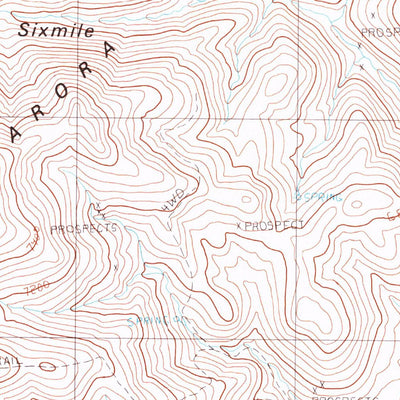 United States Geological Survey Tuscarora, NV (1987, 24000-Scale) digital map