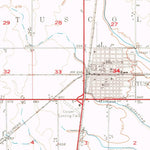 United States Geological Survey Tuscola, IL (1950, 62500-Scale) digital map