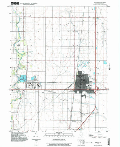 United States Geological Survey Tuscola, IL (1999, 24000-Scale) digital map