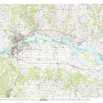 United States Geological Survey Tuscumbia, AL-TN (1986, 100000-Scale) digital map