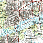 United States Geological Survey Tuscumbia, AL-TN (1986, 100000-Scale) digital map