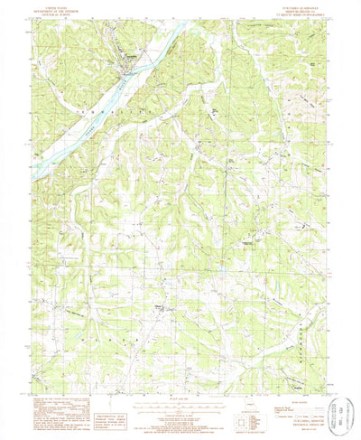 United States Geological Survey Tuscumbia, MO (1987, 24000-Scale) digital map