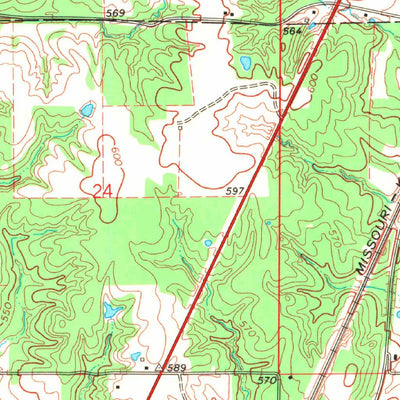 United States Geological Survey Tushka, OK (1969, 24000-Scale) digital map
