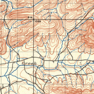 United States Geological Survey Tuskahoma, OK (1908, 125000-Scale) digital map