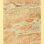 United States Geological Survey Tuskahoma, OK (1909, 125000-Scale) digital map