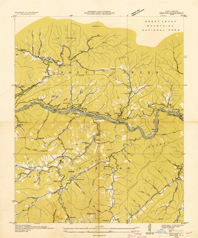 United States Geological Survey Tuskeegee, NC (1936, 24000-Scale) digital map
