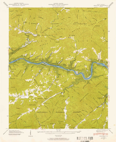 United States Geological Survey Tuskeegee, NC (1940, 24000-Scale) digital map