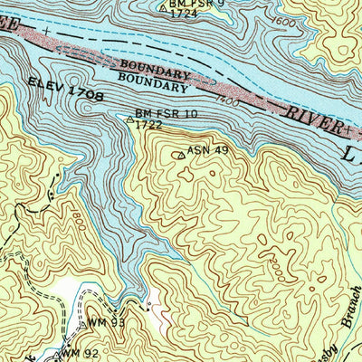 United States Geological Survey Tuskeegee, NC (1961, 24000-Scale) digital map