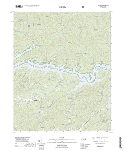 United States Geological Survey Tuskeegee, NC (2023, 24000-Scale) digital map
