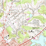 United States Geological Survey Tuskegee, AL (1971, 24000-Scale) digital map