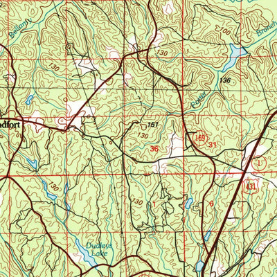 United States Geological Survey Tuskegee, AL-GA (1981, 100000-Scale) digital map
